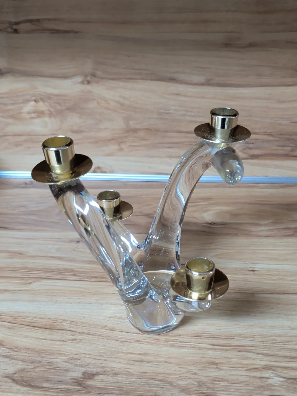 Schneider France MCM Crystal Candelabra